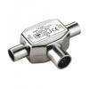 IEC T-St&uuml;ck Doppelstecker 2xSt / 1xBu
