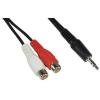 Audio Kabel Stereo Klinke - 2xCinch Kupp