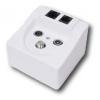 Antennensteckdose Multimedia SAT+TV+RJ45