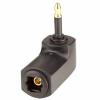 SPDIF Winkelstecker 3.5mm mini-Toslink