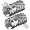 Sat F-Stecker 8.2mm      2 St&uuml;ck