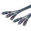 YUV Kabel Home Theater 3x Cinch 5,0Meter