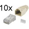 RJ45 Western Stecker 8Pol 10er Set