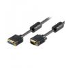 SVGA Kabel HQ M/F 15.0 m Ferrit