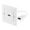HDMI Wanddose mit 1x HDMI Anschluss