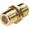 Sat F-Stecker Kupplung W/W  Gold Edition