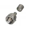 Sat F-Stecker Crimp 7mm + Ring 2 St&uuml;ck