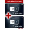 Sat Pay-TV HD Plus 1 Jahr (2x 6 Monate)