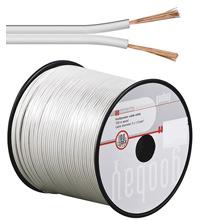 Audio Lautsprecher-Kabel 0.75 weiss
