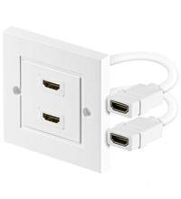 HDMI Wanddose mit 2x HDMI Anschluss