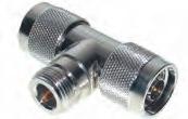N-T-Stück (2x N-Stecker + 1x N-Buchse)