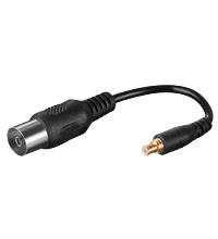 IEC Kabel Kupplung  auf MCX Stecker