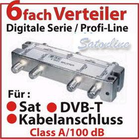 Sat Verteiler FVS 1in 6out 6x Powerpass