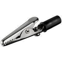 Krokodilklemme 51mm schwarz