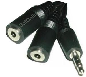 Audio Y-Kabel 3.5mm Klinken Stereo