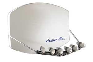 Sat Antenne Big-Bisat Weiss