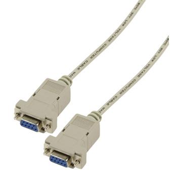 Seriell Kabel DB9 W/W  3.00 m Nullmodem