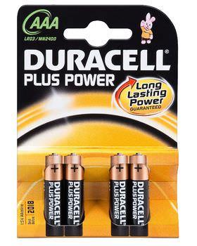 Batterien 4Stk. Micro Duracell LR03 AAA