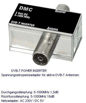 DVB-T Antenne Inserter / Verst&auml;rker
