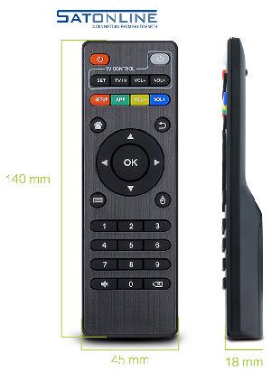 IPTV  MXq Pro / T95 Fernbedienung