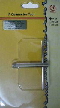Sat F-Stecker Montage-Knebel  Sat Tool