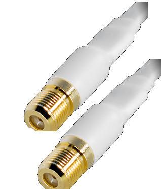 Sat Kabel Fensterdurchf&uuml;hrung Gold