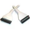 Floppy Kabel 2x IDC34 0.48m Rund gelb