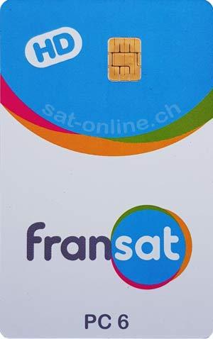 Sat Pay-TV Fransat HD Karte