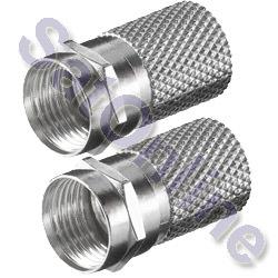 Sat F-Stecker 8.2mm 2 Stück