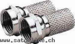 Sat F-Stecker 5.2mm      2 St&uuml;ck