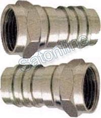 Sat F-Stecker Crimp 7-8.5mm 2 Stück