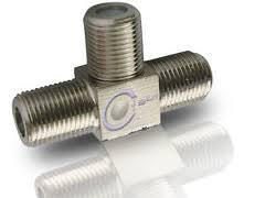 Sat F-Kupplung T-St&uuml;ck Mini Verteiler
