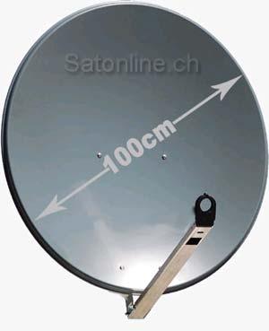 Sat Antenne Gibertini OP 100 L anthrazit