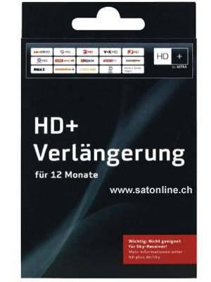Sat Pay-TV HD Plus Verl&auml;ngerung 12Monate