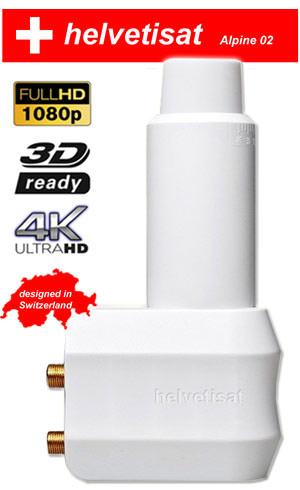 Sat LNB   Twin  Helvetisat UHD