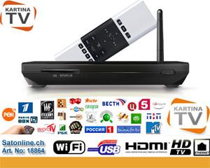 IPTV Kartina TV IP Box Eva + 12 Monate