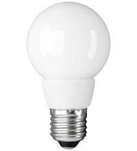 Energiesparlampe Kugel 5W mit E27 Sockel
