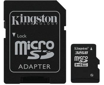 Kingston microSDHC Flash Card  32 GB