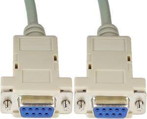 Seriell Kabel DB9 W/W  1.80 m Nullmodem