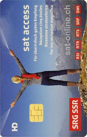 Sat Pay-TV SRG SSR-Karte / SatAccess