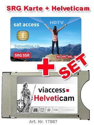 CI-Modul Viaccess SRG Karte Swiss-Set