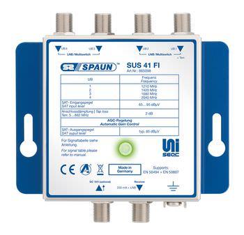 Sat Unicable Spaun SUS 41 FI