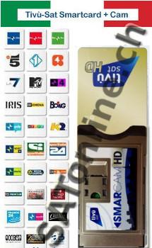 Sat Pay-TV TIVU SAT Carta + Modulo CI