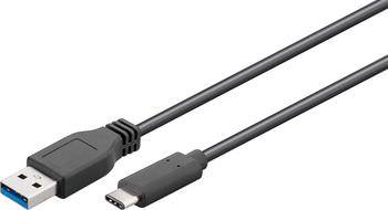 USB 3.0 Kabel Typ A > USB-C 0.5m black