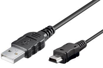 USB 2.0 Kabel Typ A-Mini 5Pol   1.00 m